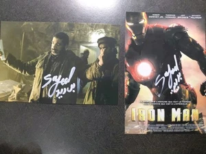 SAYED BADREYA 2 Hand Signed Autograph 4X6 Photo S -ACTOR - IRON MAN - Picture 1 of 5