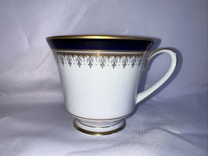 Legacy By NORITAKE GRAND MONARCH Cobalt Blue & Gold Bone China Coffee/Tea Cup - Picture 1 of 5