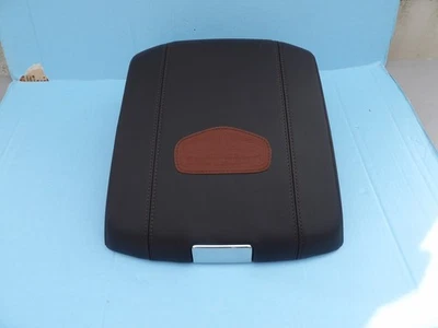 New Genuine Dodge Ram Longhorn Center Console Lid 2013-2018 Black Leather Foto 1 de 4