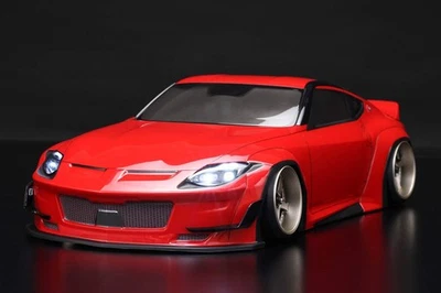 Yokomo Pandem Nissan Fairlady Z RZ34 Body w/Light Bracket & Spoiler [SD-RZ34B] - Image 1 of 4
