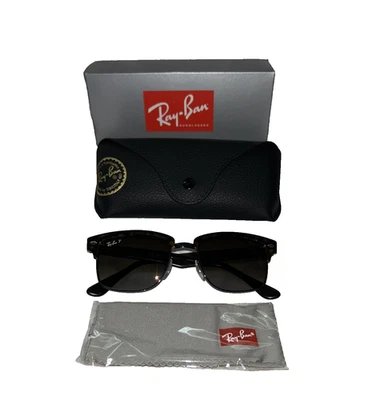 Nuevas gafas de sol polarizadas RayBan Clubmaster ORB4190 para hombre La Habana hechas en Italia Foto 1 de 4