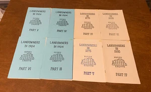 Rare - Lot of 8 Huron County Michigan Landowner Books - Incomplete Set  - Bild 1 von 10
