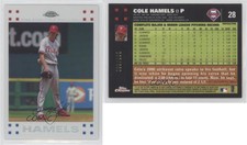 2007 Topps Chrome White Refractor /660 Cole Hamels #28