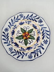 Talavera Whole Home 8" Ceramic Trivet Blue Floral Pattern Multicolor - Picture 1 of 5