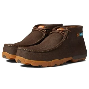 Twisted X Work Men's Chukka Driving Nano Moc Toe Waterproof Boots Chocolate MDMN - Picture 1 of 5
