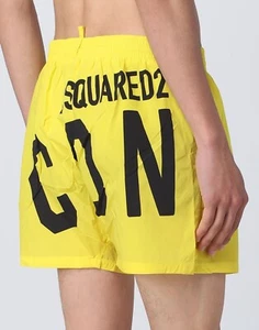 DSQUARED2 ICON LOGO SWIM SHORTS COSTUME DA BAGNO UOMO MADE IN ITALY D7B644550720 - Imagen 1 de 4