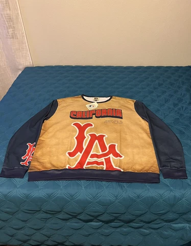 Los Angeles Angels Foco Cooperstown Vintage Style sweater 2XL Mens brand new Cover