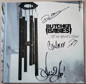 BUTCHER BABIES signiert BIS DIE WELT BLIND Vinyl Album Cover Heidi Shepherd BAS - Bild 1 von 5