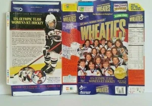 Medalla de oro olímpica de hockey de EE. UU. para mujer caja plana de cereales - Imagen 1 de 1
