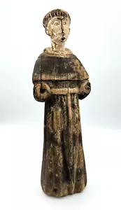 Antique Christian Religious Santos, Saint, Hand Carved, Original Paint (MiM) - Picture 1 of 16