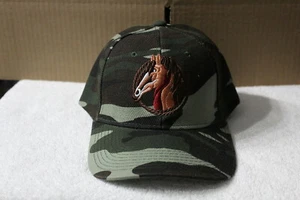 HORSE ROPE RODEO FARM OUTDOOR BASEBALL CAP ( CAMOUFLAGE ) - Picture 1 of 2