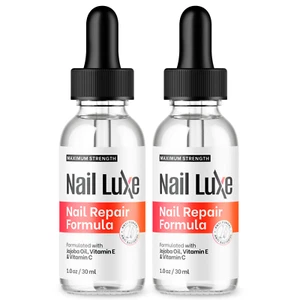 (2 Pack) Nail Luxe Nail Repair Formula Drops Advanced Maximum Strength Formula - Picture 1 of 12
