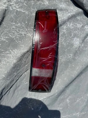 Lente luz trasera roja para Porsche 911 912 930 69-89 EE. UU. - Borde negro Foto 1 de 2