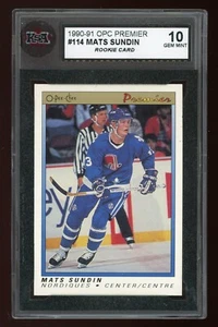 1990-91 OPC Premier #114 Mats Sundin RC KSA 10 - Picture 1 of 1