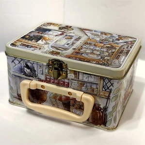 VTG 1997 Foxwood Tales Collectible Tin Metal Lunch Box by Brian Paterson 6.5x5" - Picture 1 of 8
