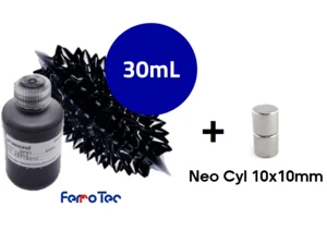 30ml Ferrotec EFH1 Ferrofluid + 2x rod magnets | Science Arts Magnetic Display - Picture 1 of 5