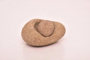 SMALL Northern California Mortar Bowl Pestle Native American-Indian Artifact ATQ - Picture 1 of 8