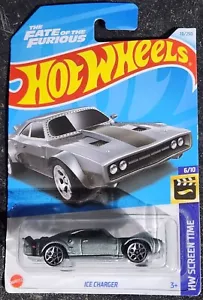 Hot Wheels The Fate Of The Furious SCREEN TIME 6/10 Ice Charger 78/250 2024 - Picture 1 of 2