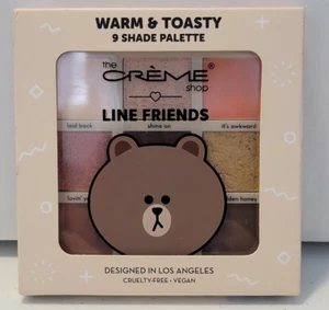 BUY2GET1FREE ADD 3 The Creme Shop Line Friends Warm & Toasty 9 Eyeshadow Palette - Picture 1 of 2