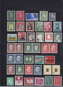 BRD 1950/1956, 109 BRIEFMARKEN/KOMPL. SÄTZE, POSTFRISCH **  MI € 1050,- - Picture 1 of 3