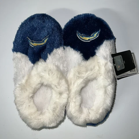NFL Slippers Los Angeles Chargers Kids NEW Large Cover
