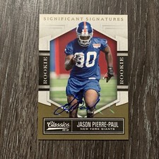 2010 Classics Gold Significant Signatures Jason Pierre-Paul Auto  #/499 GIANTS