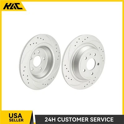 Rear Brake Rotors 302mm For Ford Fusion 2013 2014 2015 2016-2019 Lincoln MKZ - Image 1 of 4