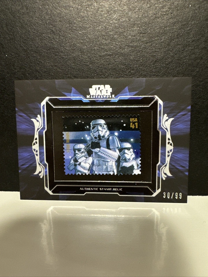 Stormtroopers 2015 Topps Star Wars Masterwork STAMP Relic 30/99 Card RARE - Image 1 of 2