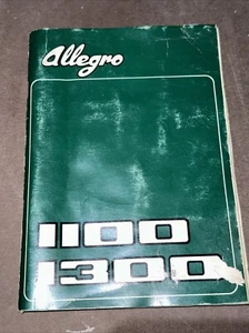 Vintage Austin Allegro 1100/1300 Drivers Handbook 1975 - Picture 1 of 4