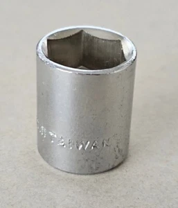 Adaptador de enchufe hexagonal vintage de 3/8" pulgadas de accionamiento cuadrado a 16 mm - Hecho en Taiwán - Imagen 1 de 7