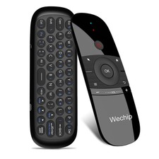 Mini Wechip W1 2.4G Wireless Keyboard Air Mouse IR Remote Control For TV PC S5O8