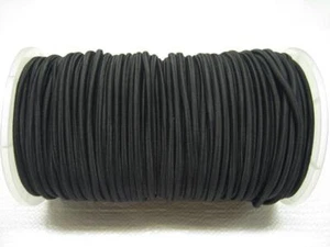 Elastic Bungee Rope Shock Cord 6MM x 100M (Luggage Tie Down Black) - Picture 1 of 1