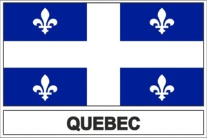 Autocollant sticker drapeau canada quebec - Picture 1 of 1