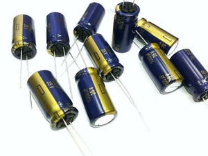 [10 pcs] 1000uF/35V Panasonic  FC  Radial Electrolytic Capacitors Low ESR  - Picture 1 of 1
