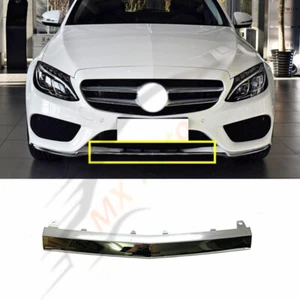 🔥For Mercedes W205 C 2015-2018 Front Bumper Lip Moulding Trim A2058851574 - Picture 1 of 6