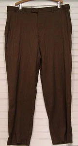 Louis Raphael Braggi Men's Hidden Extension Brown Size 40X30 RN 54341 - Picture 1 of 9