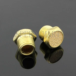 2 piezas silenciador silenciador de sonido válvula neumática de latón bronce 1/8 BSPT SLM-01 - Imagen 1 de 2