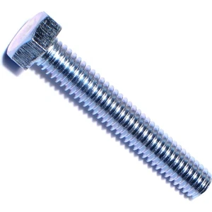 014973244057 Full Thread Hex Tap Bolts, 5/16-18 x 2, Piece-100, zinc - Picture 1 of 1