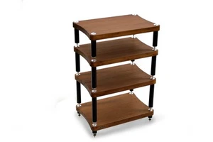 Atacama Evoque ECO 60/40 SE2 - Hi-Fi Stand (4 Shelf) (Set) (Dark Bamboo & Sa... - Picture 1 of 5