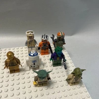 LEGO Star Wars Heroes Lot – Greedo, R2-D2, C-3PO, Yoda x3, Rebel Pilot + More - Image 1 of 4