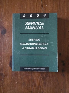 2004 Chrysler Sebring Dodge Stratus Shop Service Manual OEM Original Book - Bild 1 von 2