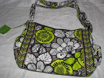 NUEVO Bolso de Hombro Vera Bradley On The Go Citron Floral Ajustable Foto 1 de 4