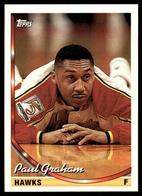 1993 Topps #217 Paul Graham - Atlanta Hawks - Image 1 of 2