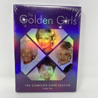 The Golden Girls - The Complete Sixth Season (DVD, 2006, 3-Disc Set) New Sealed - Image 1 of 2