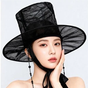 Korean Traditional Hat Decor Cosplay for Club Role Playing Stage Performance - Picture 1 of 6