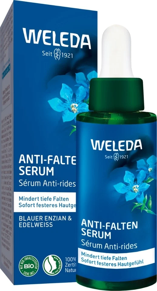 Weleda Anti-Falten Serum Blauer Enzian&Edelweiss 30ml (965 EUR/l) - Bild 1 von 1