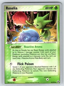 Roselia 42/92 2006 World Championship Uncommon Pokemon Card LP - Picture 1 of 2