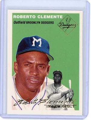 1994 TOPPS ARCHIVES 1954 ROBERTO CLEMENTE GOLD 251 DODGERS AS SHOWN FLAT $1 SHIP - Image 1 of 2