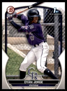 2023 Bowman Prospects Dyan Jorge Colorado Rockies #BP22 177427 - Picture 1 of 2