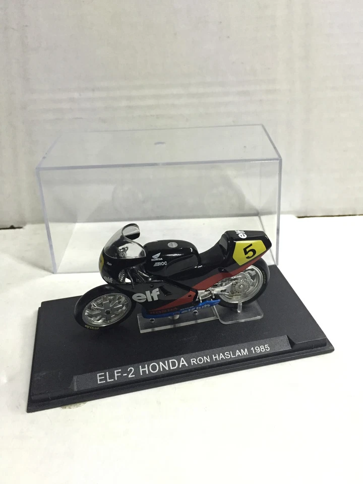 Moto De Agostini Altaya 1/24 ELF-2 HONDA Ron Haslam 1985 sin usar, en caja Foto 1 de 1